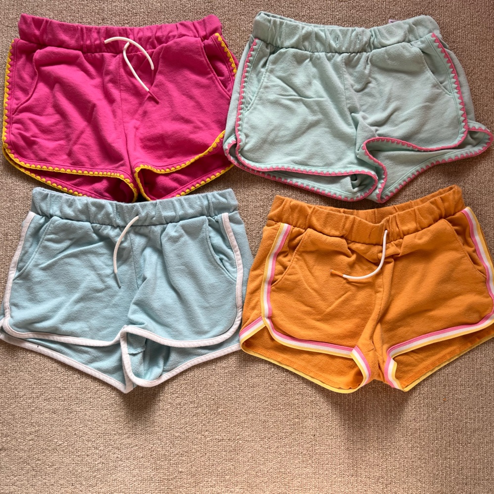 BUNDLE OF 4 PAIRS OF OLD NAVY COMFY SHORTS - SIZE 10/12 (L)
